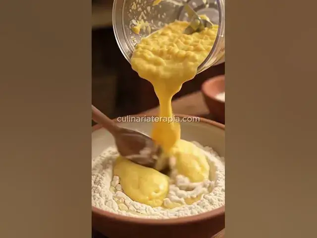 Video thumbnail for 🌽🍞 **Pão caseiro de milho de latinha — fofinho, douradinho e delicioso!** 😍