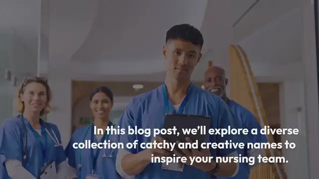 Video thumbnail for Best Nursing Team Names [Funny, Cute & Catchy]