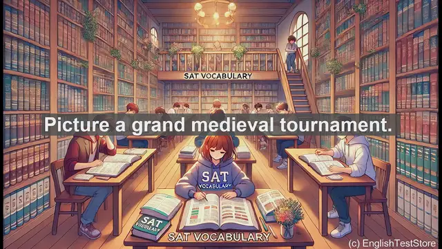 Video thumbnail for 5000 Must Know SAT Vocabulary - SAT Vocabulary: Mastering the Word 'Joust'