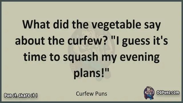 Video thumbnail for Curfew - Jokes, Puns, Wordplays, and Laughter