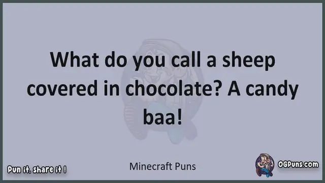 Video thumbnail for Minecraft - Jokes, Puns, Wordplays, and Laughter