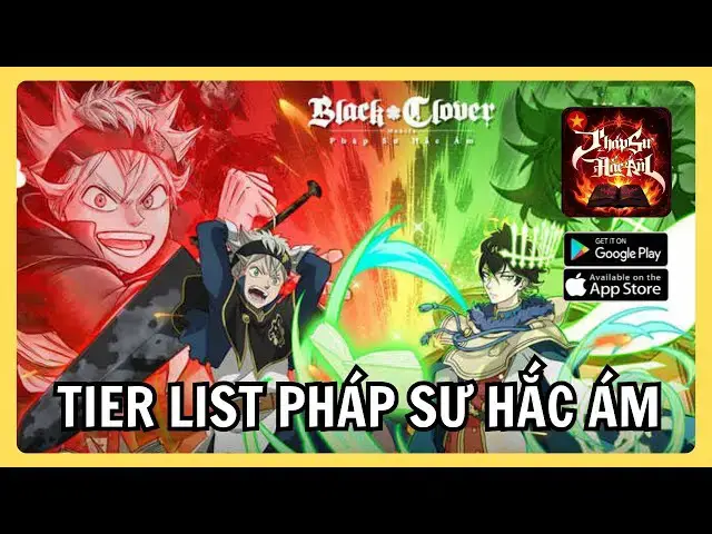 Video thumbnail for Pháp Sư Hắc Ám | Tier List pháp sư mạnh nhất 2025 (Black Clover M)