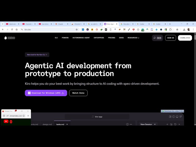 Video thumbnail for Amazon Kiro.dev Coding AI IDE Agent is INSANE Destroys Cursor Builds Full Stack Apps in Terminal