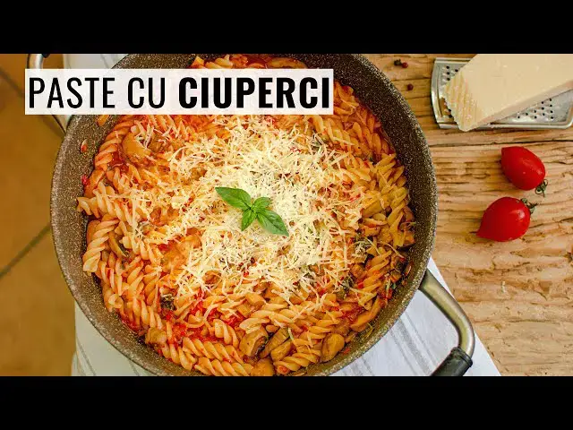Video thumbnail for 🍝 PASTE cu CIUPERCI 🍄 și sos gustos de roșii - o rețetă delicioasă cu cele mai simple ingrediente
