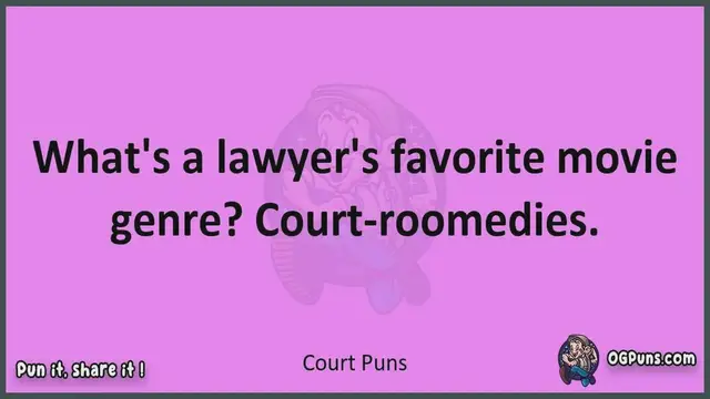 Video thumbnail for Court - Jokes, Puns, Wordplays, and Laughter