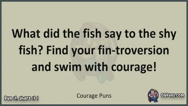 Video thumbnail for Courage - Jokes, Puns, Wordplays, and Laughter