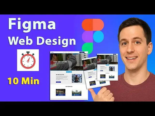 'Video thumbnail for Figma Website Design Tutorial in 10 Min | Fast UI UX Design Course'