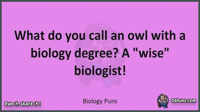 Video thumbnail for Biology - Jokes, Puns, Wordplays, and Laughter