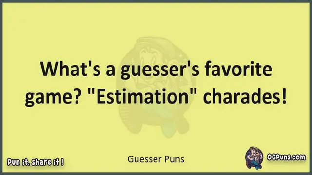 Video thumbnail for Guesser - Jokes, Puns, Wordplays, and Laughter