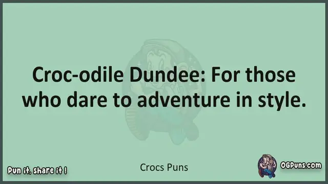 Video thumbnail for Crocs - Jokes, Puns, Wordplays, and Laughter