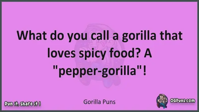Video thumbnail for Gorilla - Jokes, Puns, Wordplays, and Laughter