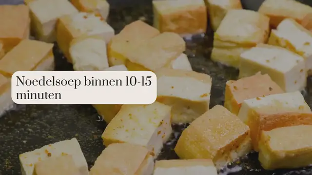 Video thumbnail for Super snelle vegan ramen (noedelsoep) met tofu