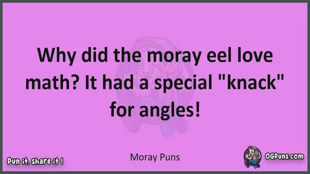 Video thumbnail for Moray - Jokes, Puns, Wordplays, and Laughter