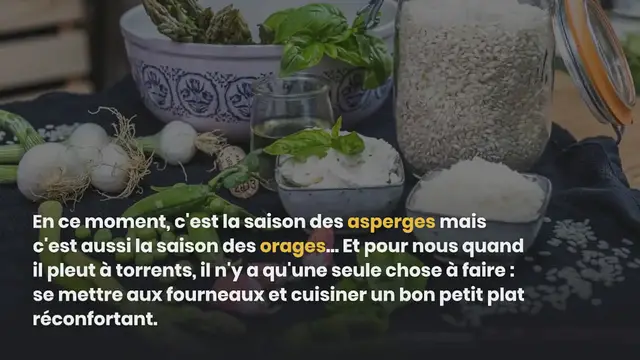 Video thumbnail for RISOTTO PRINTANIER AUX ASPERGES