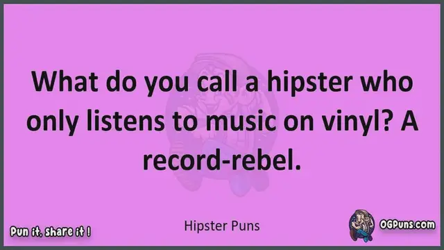 Video thumbnail for Hipster - Jokes, Puns, Wordplays, and Laughter