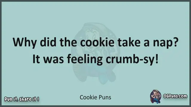 Video thumbnail for Cookie - Jokes, Puns, Wordplays, and Laughter