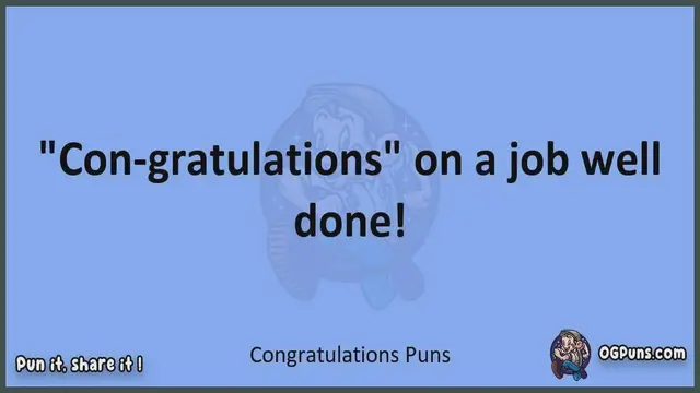 Video thumbnail for Congratulations - Jokes, Puns, Wordplays, and Laughter