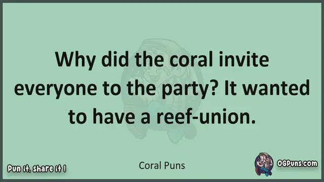 Video thumbnail for Coral - Jokes, Puns, Wordplays, and Laughter