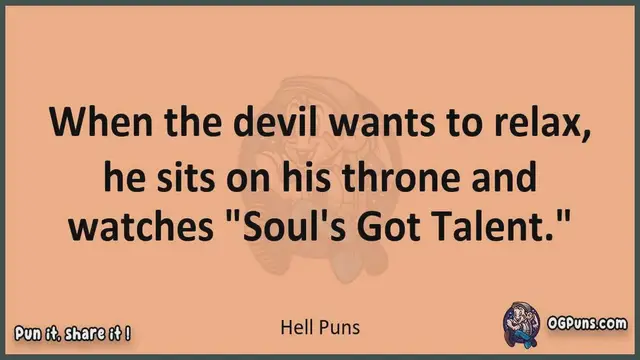 Video thumbnail for Hell - Jokes, Puns, Wordplays, and Laughter