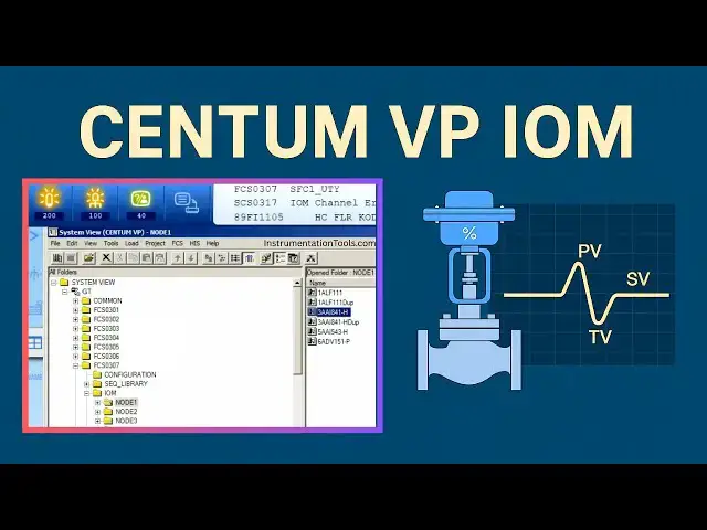 Video thumbnail for Yokogawa CENTUM VP: IOM Configuration for Control Valve HART Variables