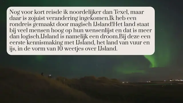 Video thumbnail for IJSLAND: HET LAND VAN VUUR EN IJS!