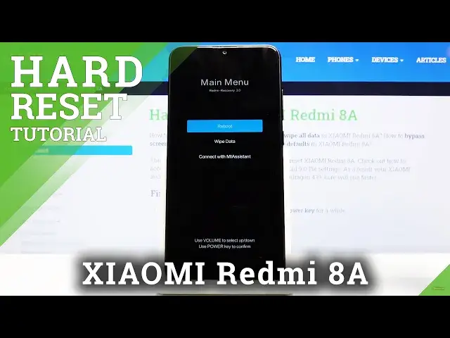 'Video thumbnail for How to Hard Reset XIAOMI Redmi 8A - Factory Reset with Recovery Mode'