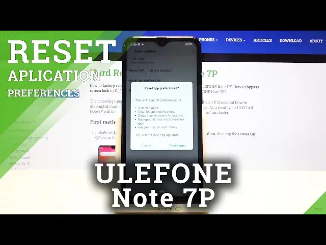 Video thumbnail for How to Reset App Preferences in ULEFONE Note 7P – Restore Default App Settings