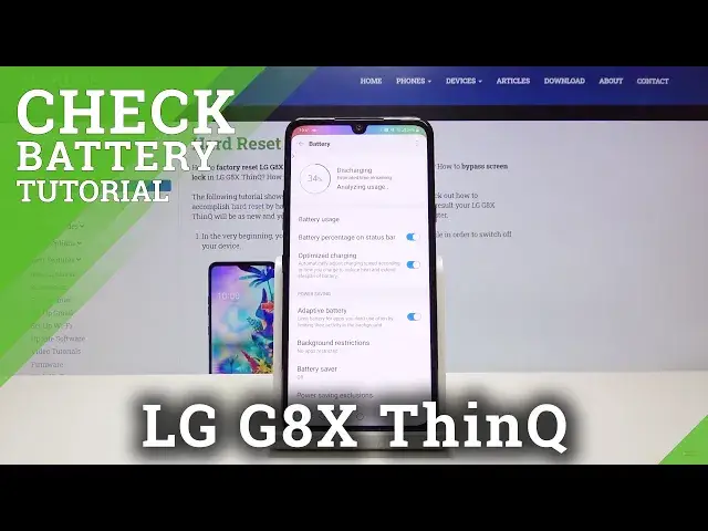 'Video thumbnail for How to Enable Battery Percentage in LG G8X ThinQ – Show Power Percentage'