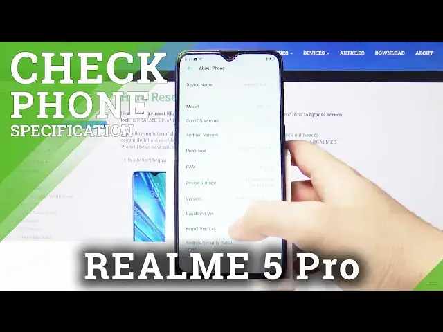 'Video thumbnail for How to Check Phone Specification of REALME 5 Pro – Check Phone Specs'