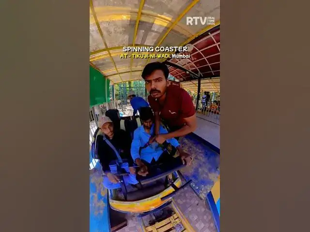 Video thumbnail for Riding the Extreme Spinning Coaster! At Tikuji Ni Wadi #shorts #rollercoaster