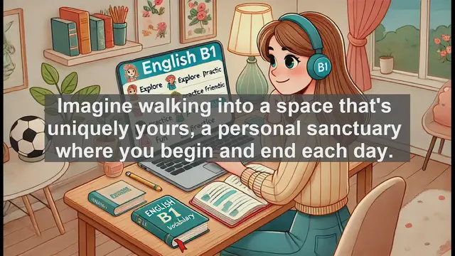 Video thumbnail for 2500 Must Know CEFR B1 Vocabulary - Exploring the Word 'Bedroom': More Than Just a Place to Sleep