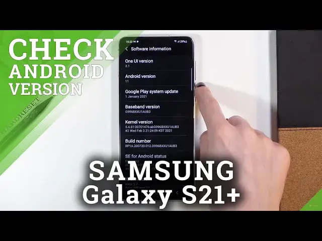 'Video thumbnail for How to Verify Android Version in SAMSUNG Galaxy S21+ - Security Patch'