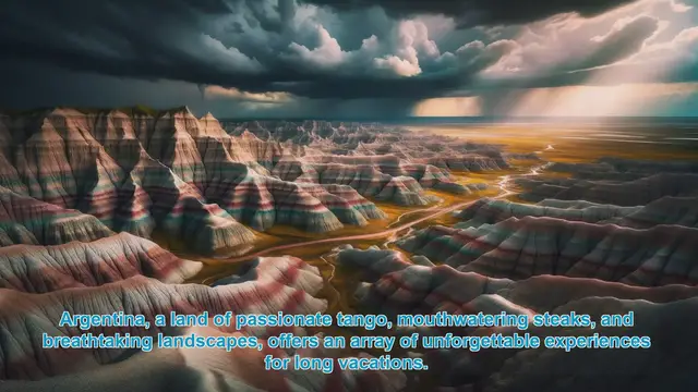 Video thumbnail for Discover Argentina: Top 10 Destinations for Extended Stays