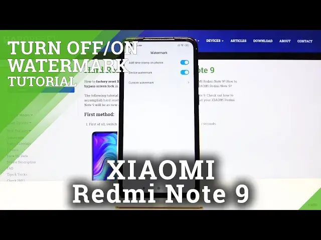 Video thumbnail for How to Add Camera Watermark in XIAOMI Redmi Note 9 – Customize Camera Options