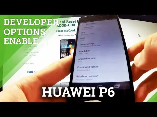 'Video thumbnail for Developer Options Huawei Ascend P6 - how to enter developer mode'