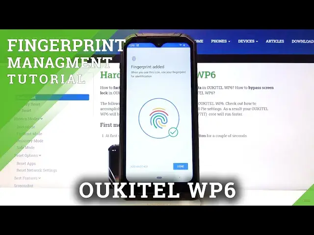 Video thumbnail for How to Add Fingerprint in OUKITEL WP6 – Activate Fingerprint Screen Lock