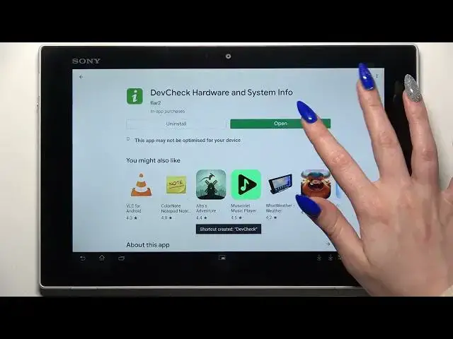 'Video thumbnail for How to Check Device Specification in Sony Xperia Tablet Z - DevCheck Hardware and System Info app'