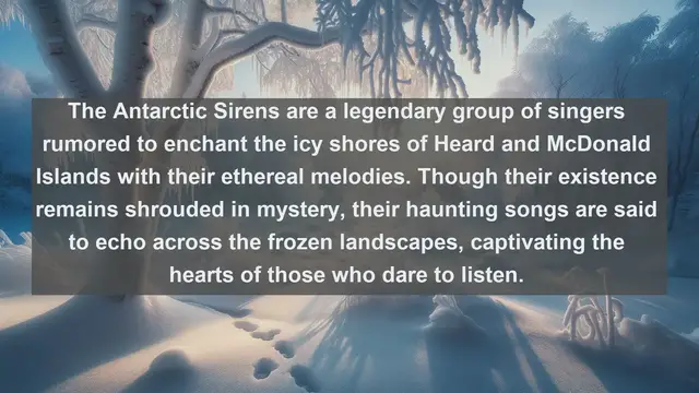 Video thumbnail for Melodic Echoes from the Southern Seas: Top 10 Famous Singers from Heard and McDonald Islands