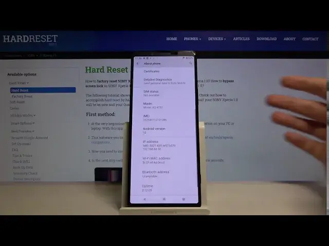 'Video thumbnail for How to Check Phone Specifications in SONY Xperia 1 II – Find Phone Spec'