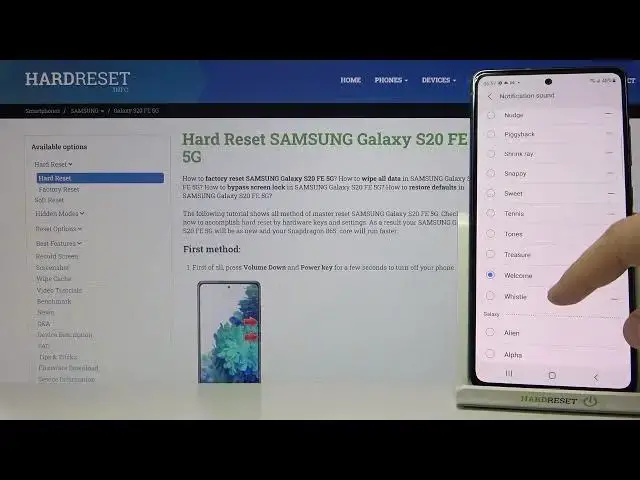 Video thumbnail for Samsung Galaxy S20 FE 5G Notification Custom Tones Presentation