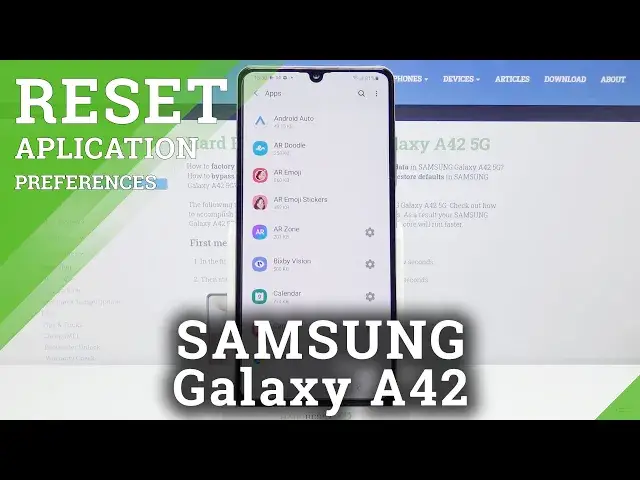 'Video thumbnail for How to Manage App Preferences in Samsung Galaxy A42 - Reset App Preferences'