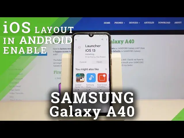 'Video thumbnail for How to Apply iOS Launcher on SAMSUNG Galaxy A40 – iPhone Layout on Samsung'