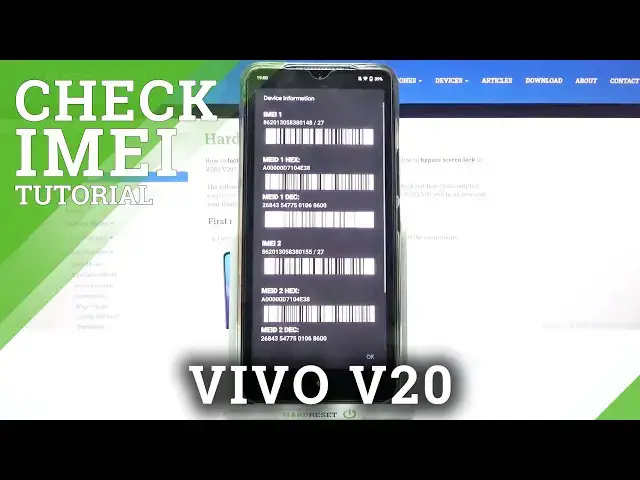 'Video thumbnail for How to Check IMEI Number on VIVO V20 - Find IMEI Information and Serial Number'