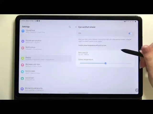 Video thumbnail for How to Enable Eye Comfort Mode in SAMSUNG Galaxy Tab S8 – Night Light Feature