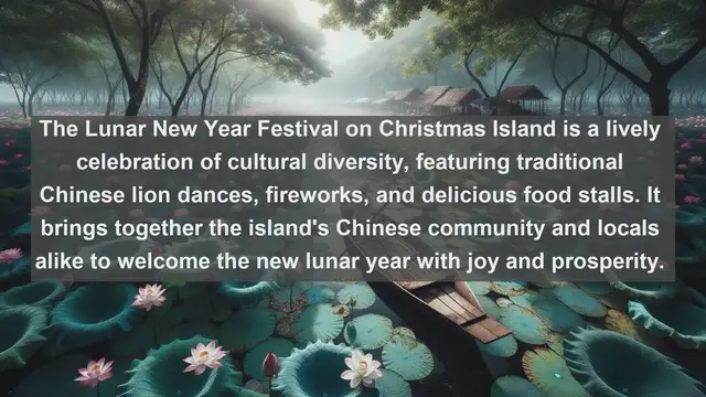 Video thumbnail for Celebrating Culture: Top 10 Famous Festivals in Christmas Island