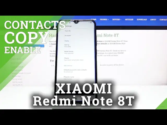 Video thumbnail for How to Copy Contacts in XIAOMI Redmi Note 8T – Transfer Numbers