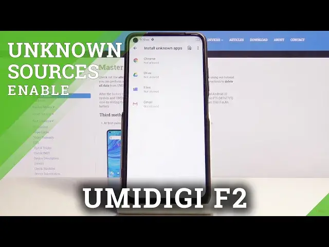'Video thumbnail for How to Enable Unknown Sources on UMIDIGI F2 - App Installation'