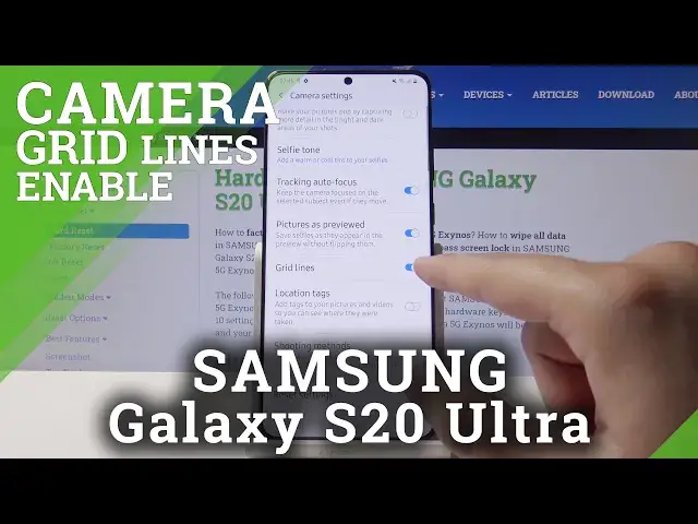Video thumbnail for How to Enable Camera Grid Lines in SAMSUNG Galaxy S20 Ultra – Camera Settings
