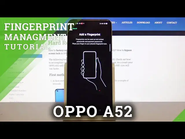Video thumbnail for How to Add Fingerprint to OPPO A52 – Set Fingerprint Screen Lock