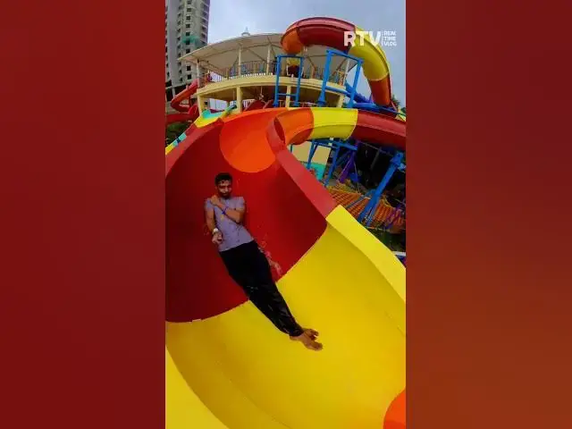 Video thumbnail for Volcano Slide 🌋 | Water Park #waterslide #shorts #travel